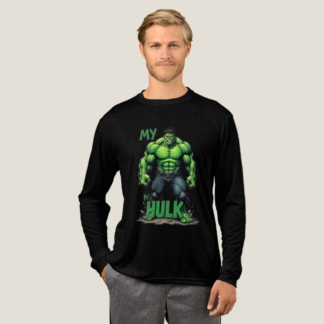 Hulk  Tri-Blend shirt (Volle Vorderseite)