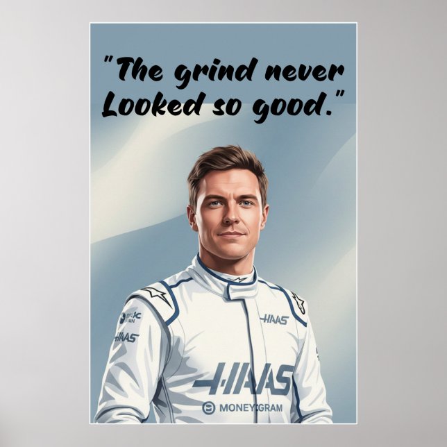 Hülkenberg Quote Poster (Devant)