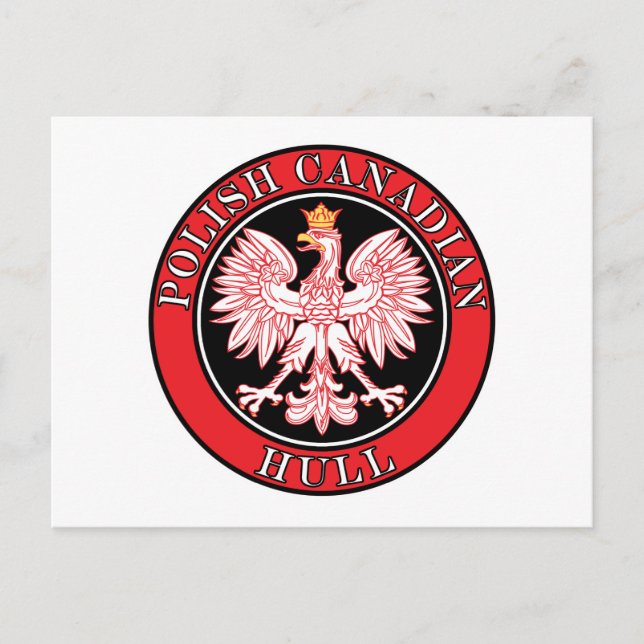 Hull Polnischer Adler Postkarte (Vorderseite)