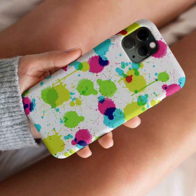 Hülle für iPhone mit Farbspritzer-Design (Paint Splash Iphone Case)
