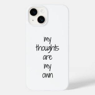 Hülle für iPhone My Thoughts