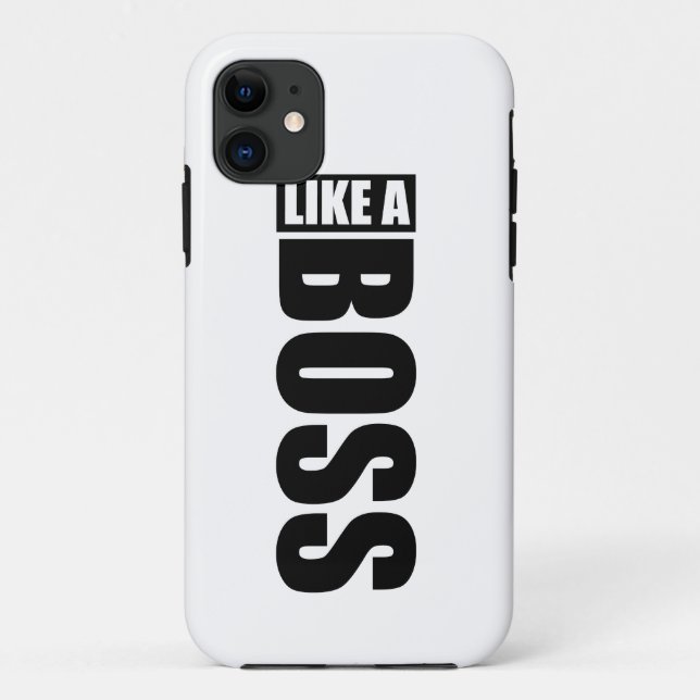 Hülle „LIKE der BOSS“ für IPhone 5 (Rückseite)