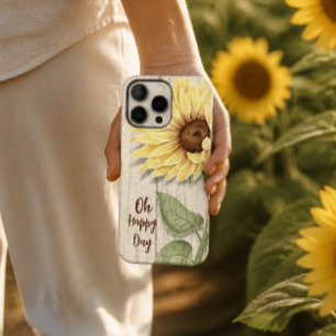 Hüllen für iPhone mit Sonnenblumenmotiv
