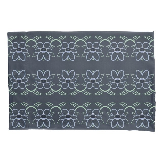 Hüllen mit geflochtenen Kissen in Navy Blue Kissenbezug (Vorderseite)
