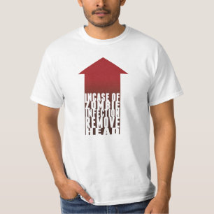 "HÜLLEN Sie von der ZOMBIE-INFEKTION" Wert-T-Shir T-Shirt