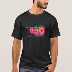 Hulopoe Beach Hawaii Tropical Blume Family Vacat T-Shirt