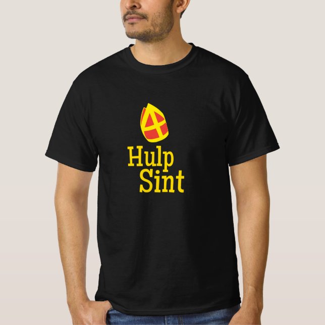 Hulp Sint Sinterklaas Pakjesavond T-Shirt (Vorderseite)