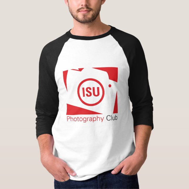Hülse des Mann3/4 T-Shirt (Vorderseite)