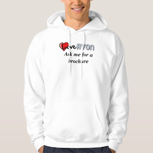 Hülsen-Damen-Schweiss-Shirt AVON langes Hoodie (Vorderseite)