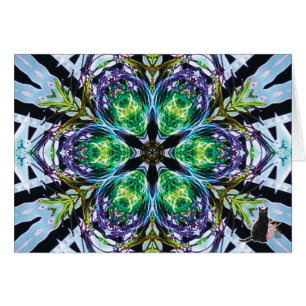 Hülsen-Kaleidoskop-Gruß-Karte