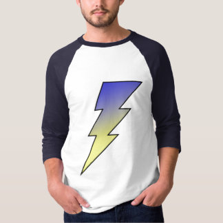 Hülsen-Shirt des Blitz-Bolzens 3/4 T-Shirt