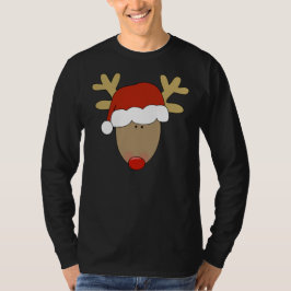 Hülsen-T - Shirt-Renrotwild der Männer T-Shirt