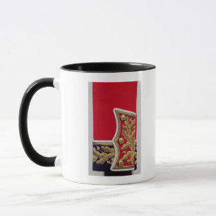 Hülsendetail einer britische Armee-Uniform Tasse