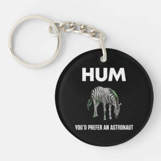 Hum Sie bevorzugen einen Adtronaut Funny Zebra Schlüsselanhänger