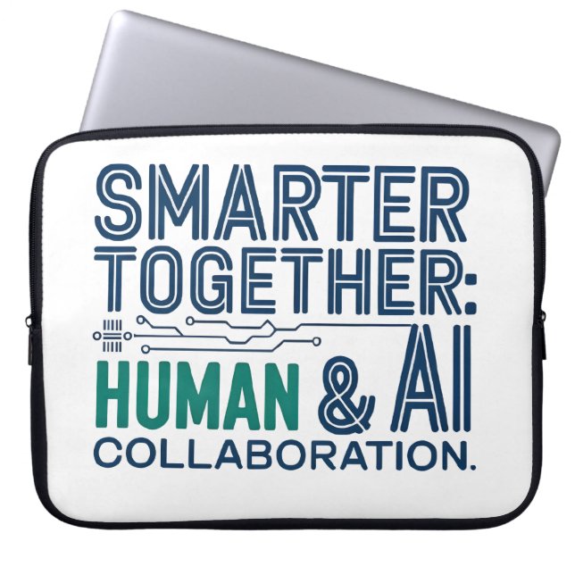Human AI Tech Sleeve | Smarter Together (Vorderseite)