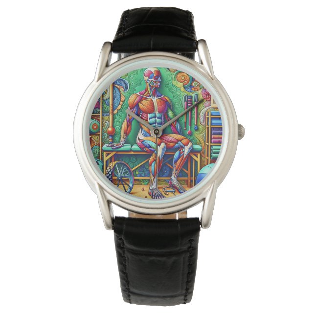 Human Anatomy Watch Armbanduhr (Vorderseite)