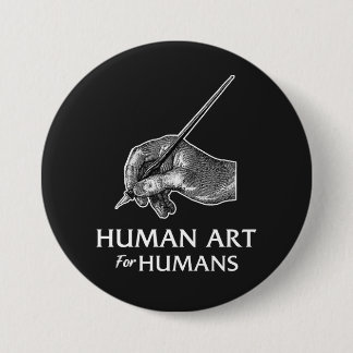 Human Art For Humans Button
