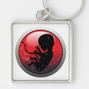 HUMAN BABY EMBRYO SCHLÜSSELANHÄNGER