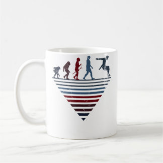 Human Evolution - Player Vintage Parkour Kaffeetasse