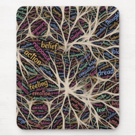 Human Experience Inspirational Word Art Mousepad