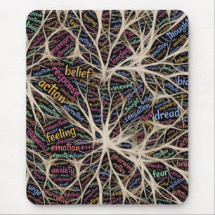 Human Experience Inspirational Word Art    Mousepad