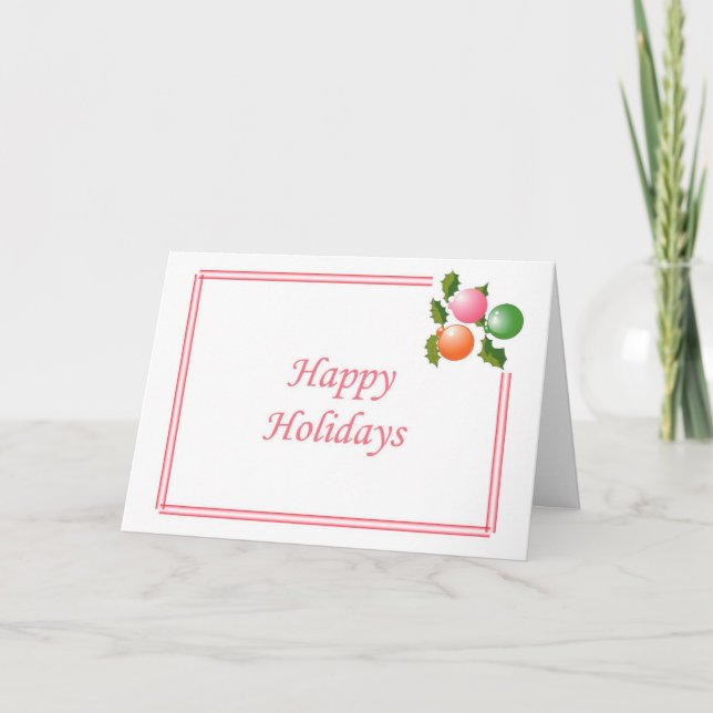 Human Fund Feiertagskarte (Vorderseite)