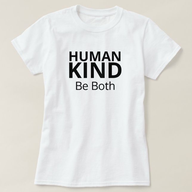 Human Kind Graphic T T-Shirt (Design vorne)