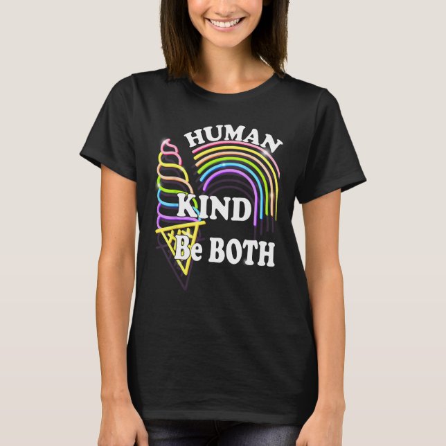Human Kinds Both Equality Humankind Humans Rights  T-Shirt (Vorderseite)