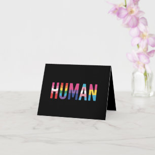 HUMAN LGBT-Flagge Gay-Pride-Monat Transgender  Karte