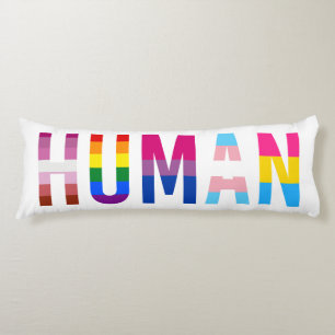 HUMAN LGBT-Flagge Gay Pride Monat Transgender Seitenschläferkissen
