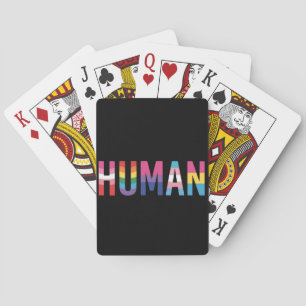 HUMAN LGBT-Flagge Gay-Pride-Monat Transgender  Spielkarten