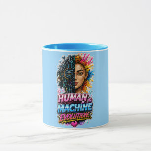 Human Machine Evolution Tasse