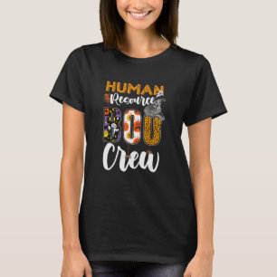 Human Resource Boo Crew Halloween Matching HR Mana T-Shirt