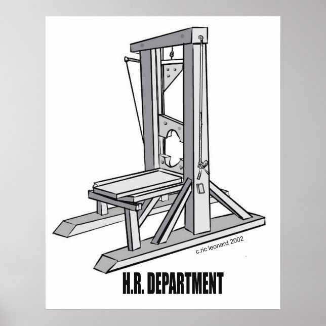 Human Resources Satire Poster (Vorne)