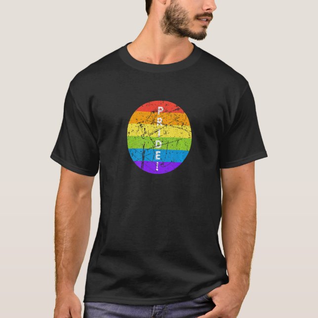 Human Rights LGBTQ Pride Equality Celebration Gay  T-Shirt (Vorderseite)
