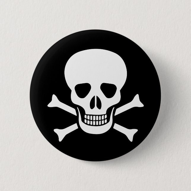 Human skull button (Vorderseite)