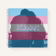 Human Trans Pride Notebook
