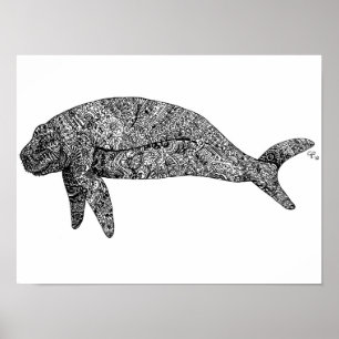 Humanatee Druck Poster