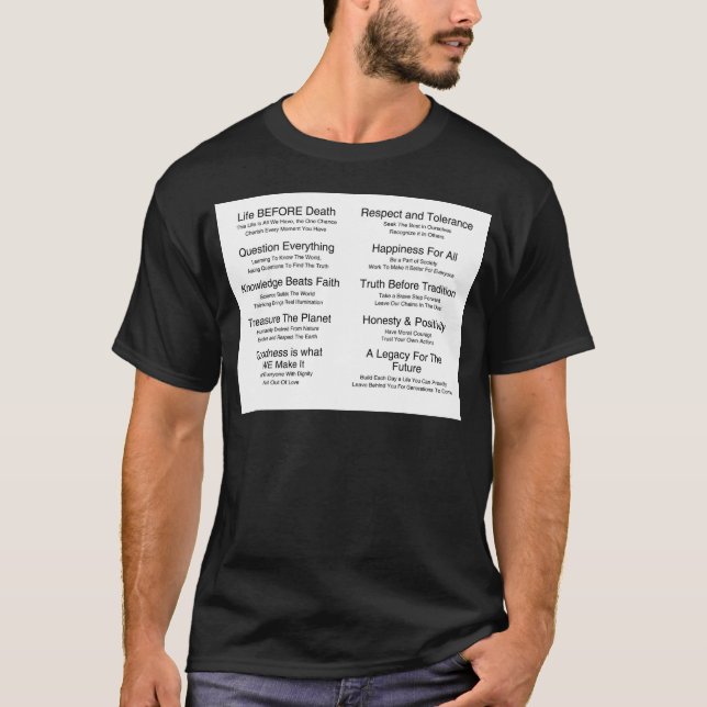 Humandments T-Shirt (Vorderseite)