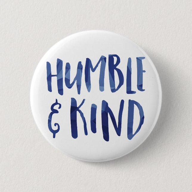 Humane und Kind geometrische Typografie - GLS Button (Vorderseite)