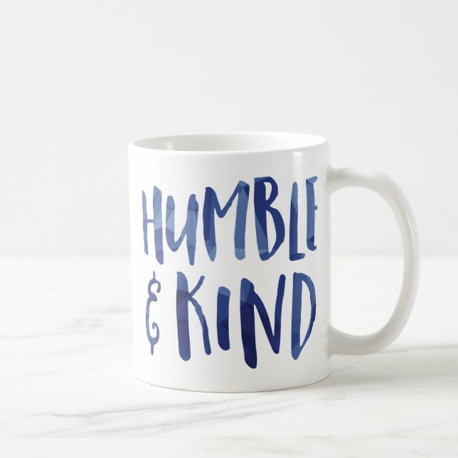 Humane und Kind geometrische Typografie - GLS Kaffeetasse (Rechts)