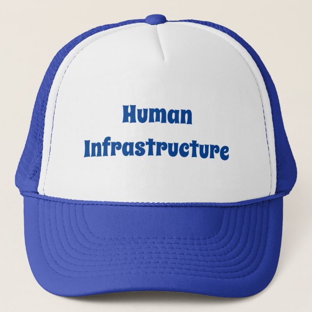 Humaninfrastruktur Truckerkappe (Vorderseite)