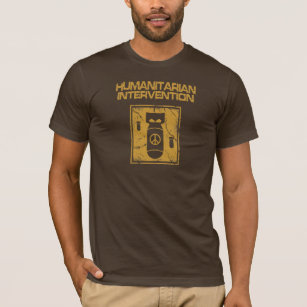 Humanitäre Intervention - Antikriegs T-Shirt