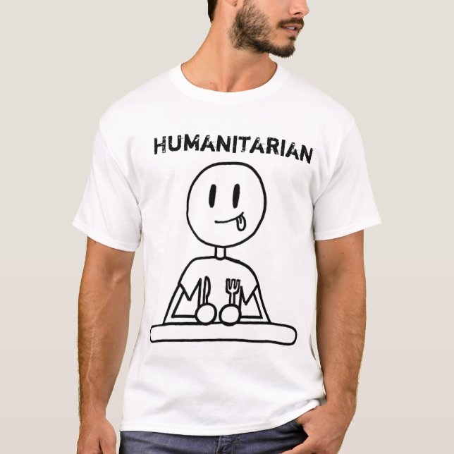 Humanitärer T - Shirt (Vorderseite)