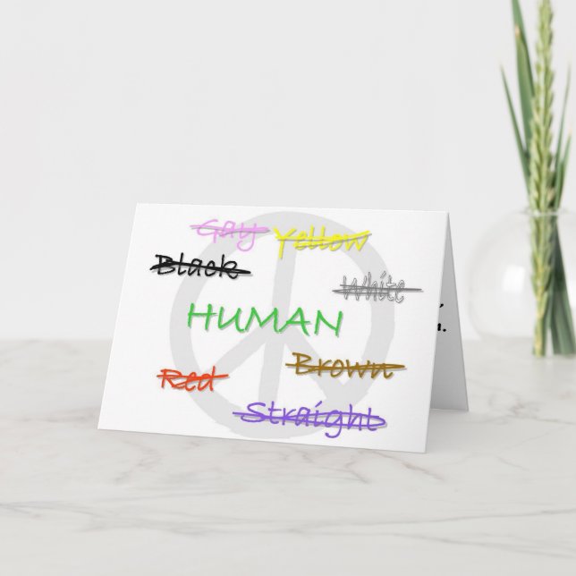 Humanity Card Feiertagskarte (Vorderseite)