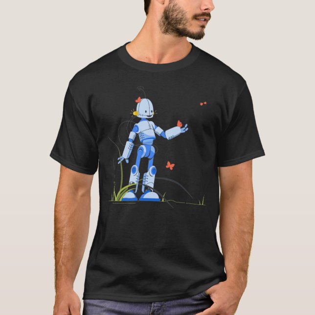 Humanoide Robot T-Shirt (Vorderseite)