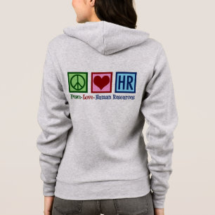 Humanressourcen - Liebe für Frieden Hoodie