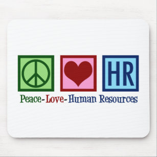 Humanressourcen - Liebe für Frieden Mousepad