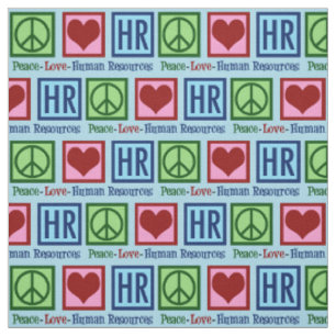 Humanressourcen - Liebe für Frieden Stoff