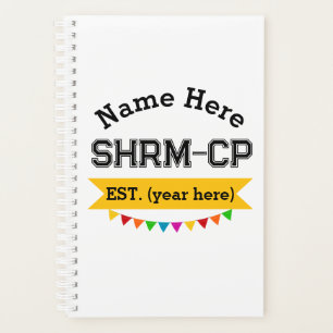 Humanressourcen SHRM-CP Personalisiertes Geschenk Planer